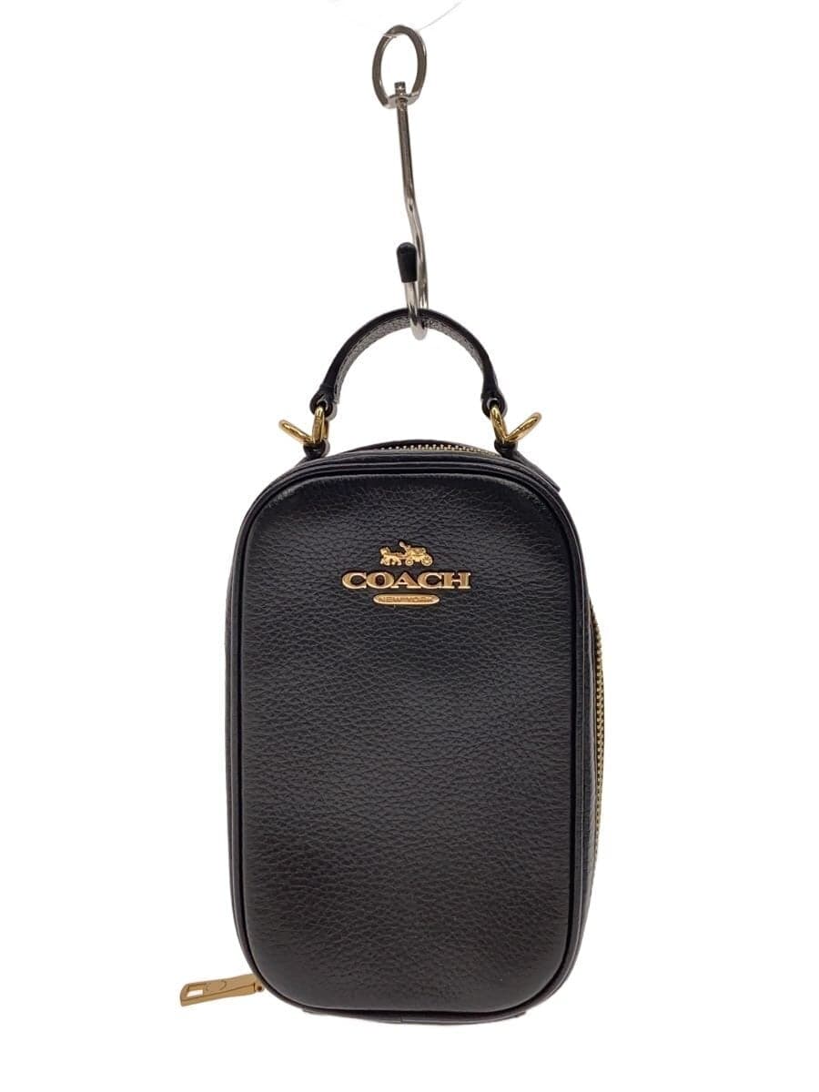 COACH Mini Shoulder Bag 2WAY Leather Black CB854