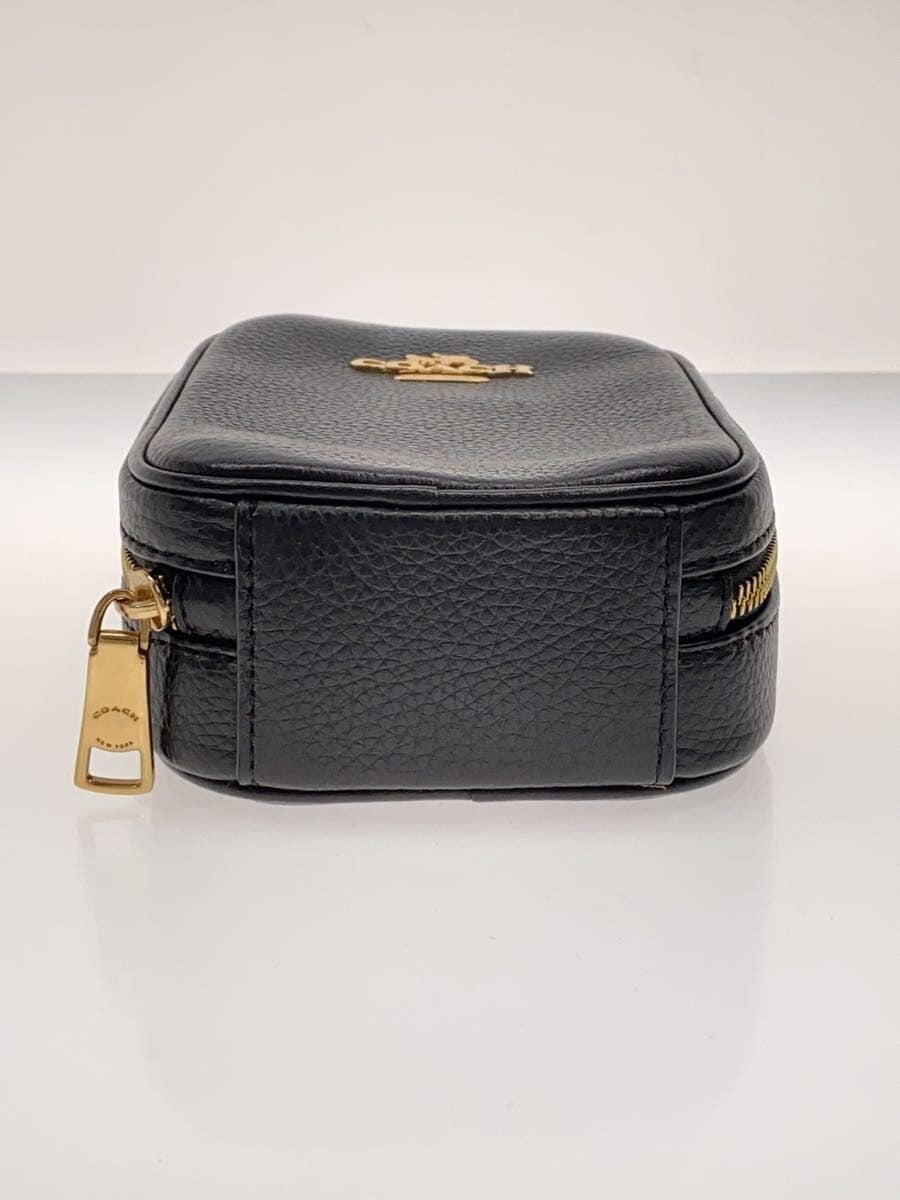 COACH Mini Shoulder Bag 2WAY Leather Black CB854 4