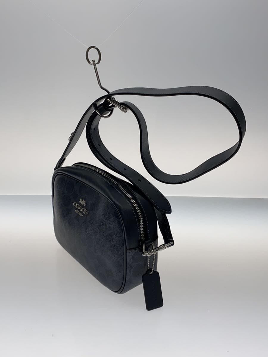 COACH shoulder bag [procurement] leather NVY all-over pattern CA547 2