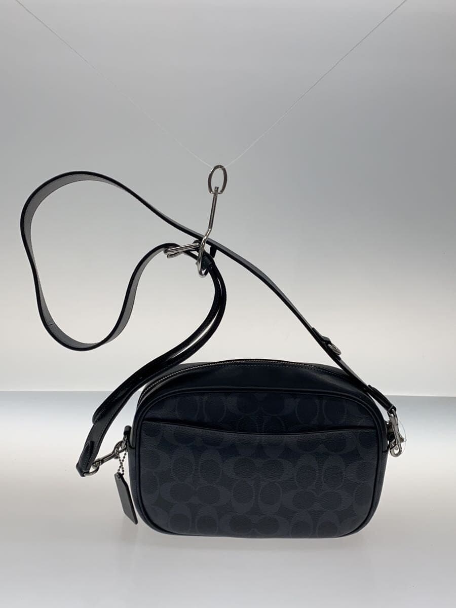 COACH shoulder bag [procurement] leather NVY all-over pattern CA547 3