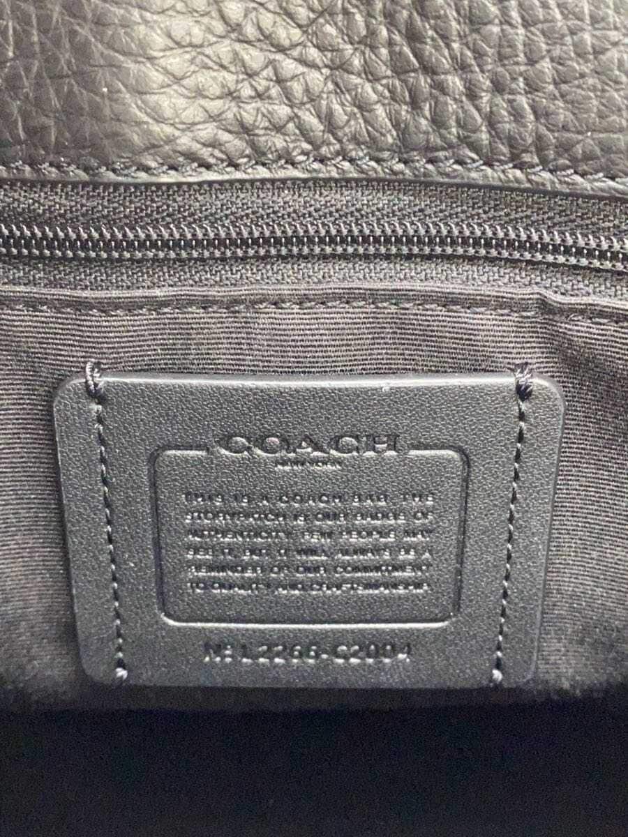 COACH 2WAY Shoulder Bag Leather Black C2004 5