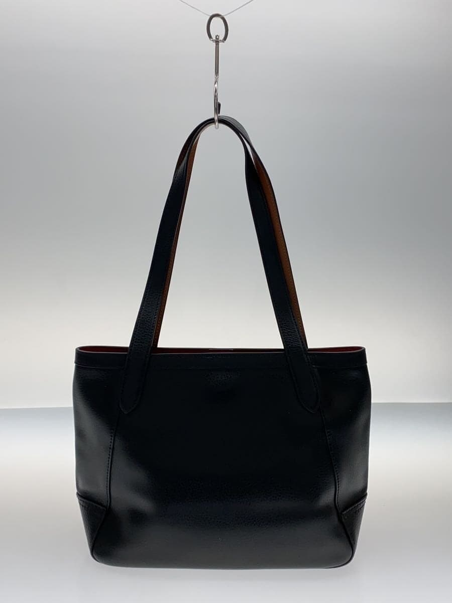 COACH logo tote bag leather BLK H2254 3