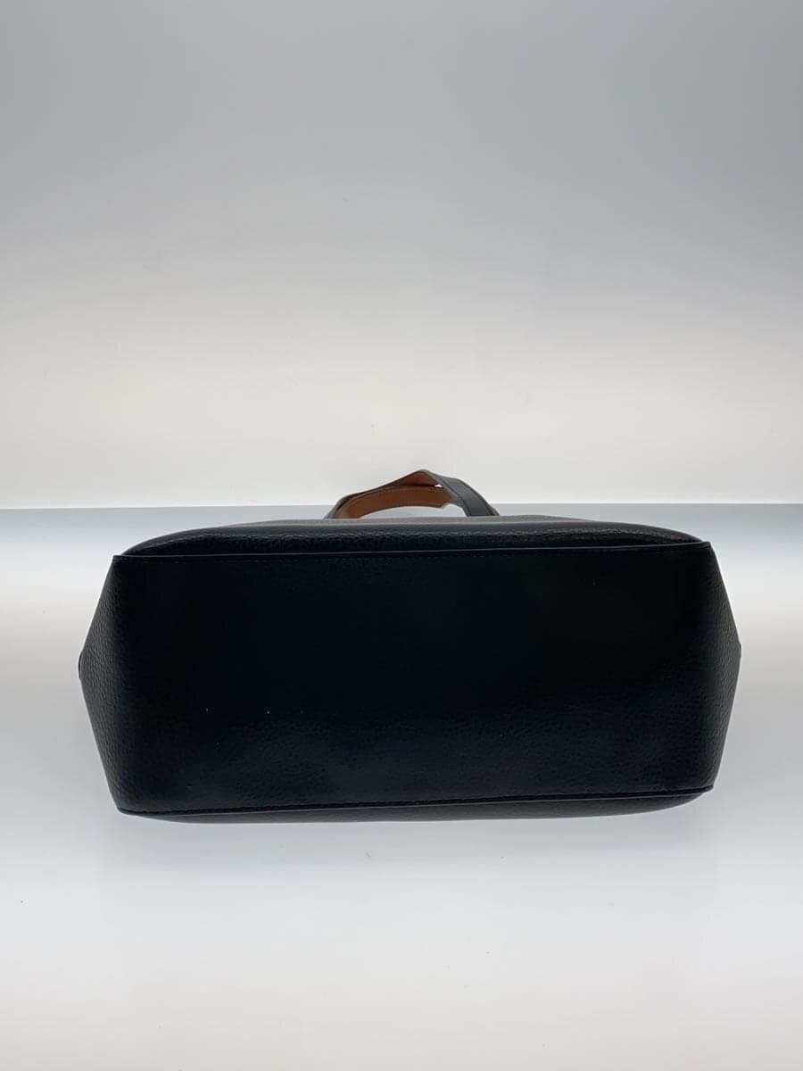 COACH logo tote bag leather BLK H2254 4