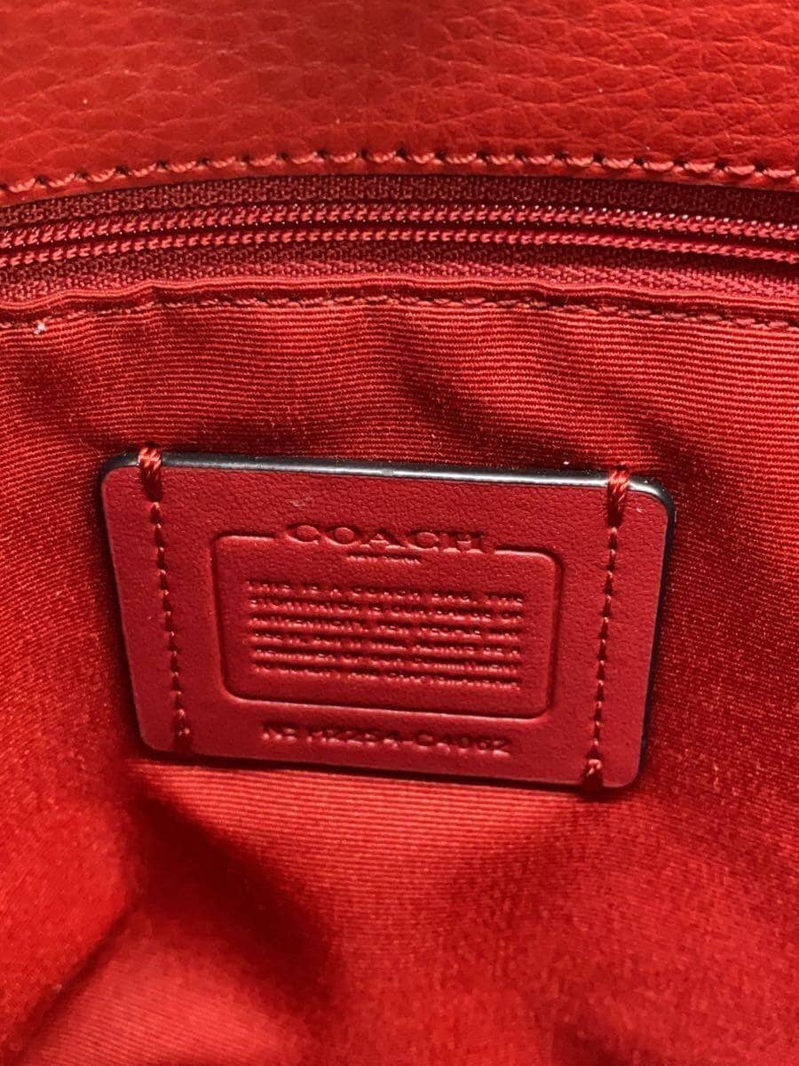 COACH logo tote bag leather BLK H2254 5