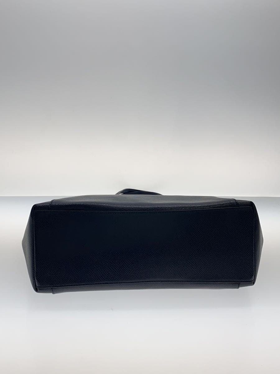 COACH tote bag [purchase] leather NVY plain H1561 4