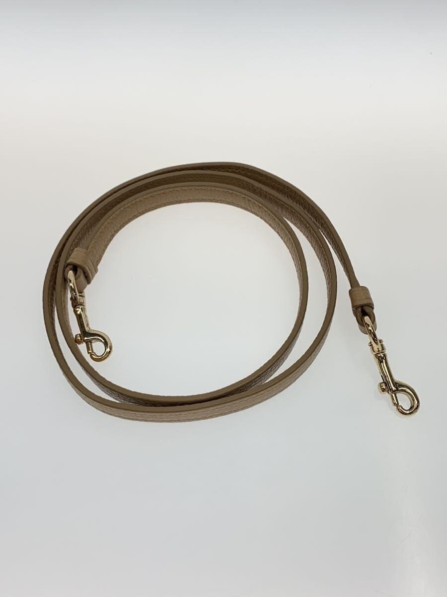 COACH 2WAY Handbag Leather Beige 33735 8