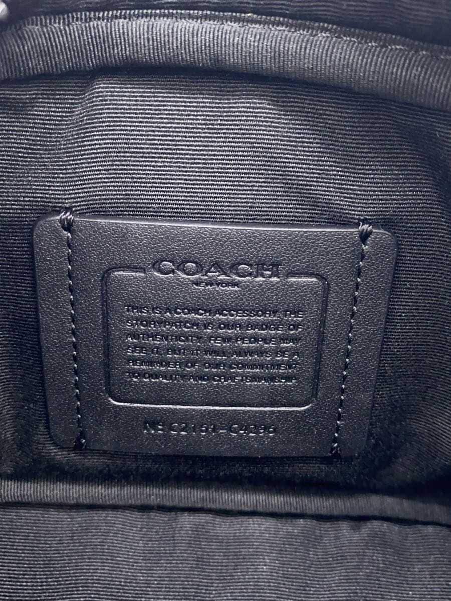 COACH Mini Shoulder Bag Leather Blue C4296 5