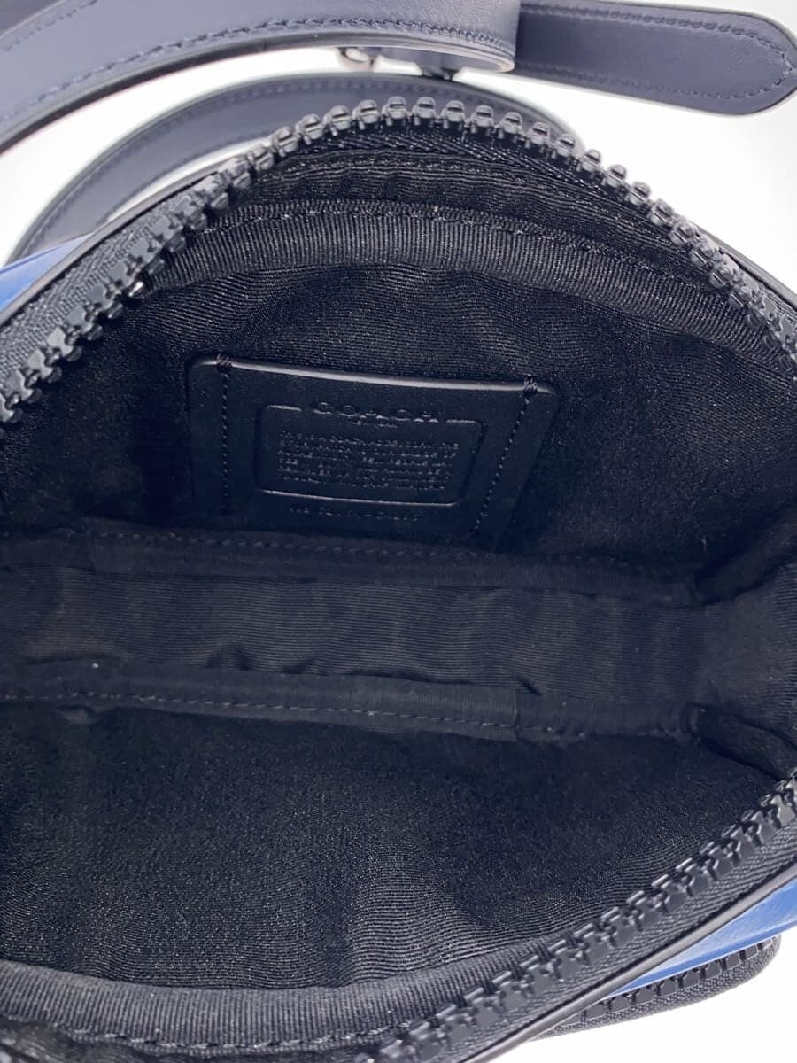 COACH Mini Shoulder Bag Leather Blue C4296 6