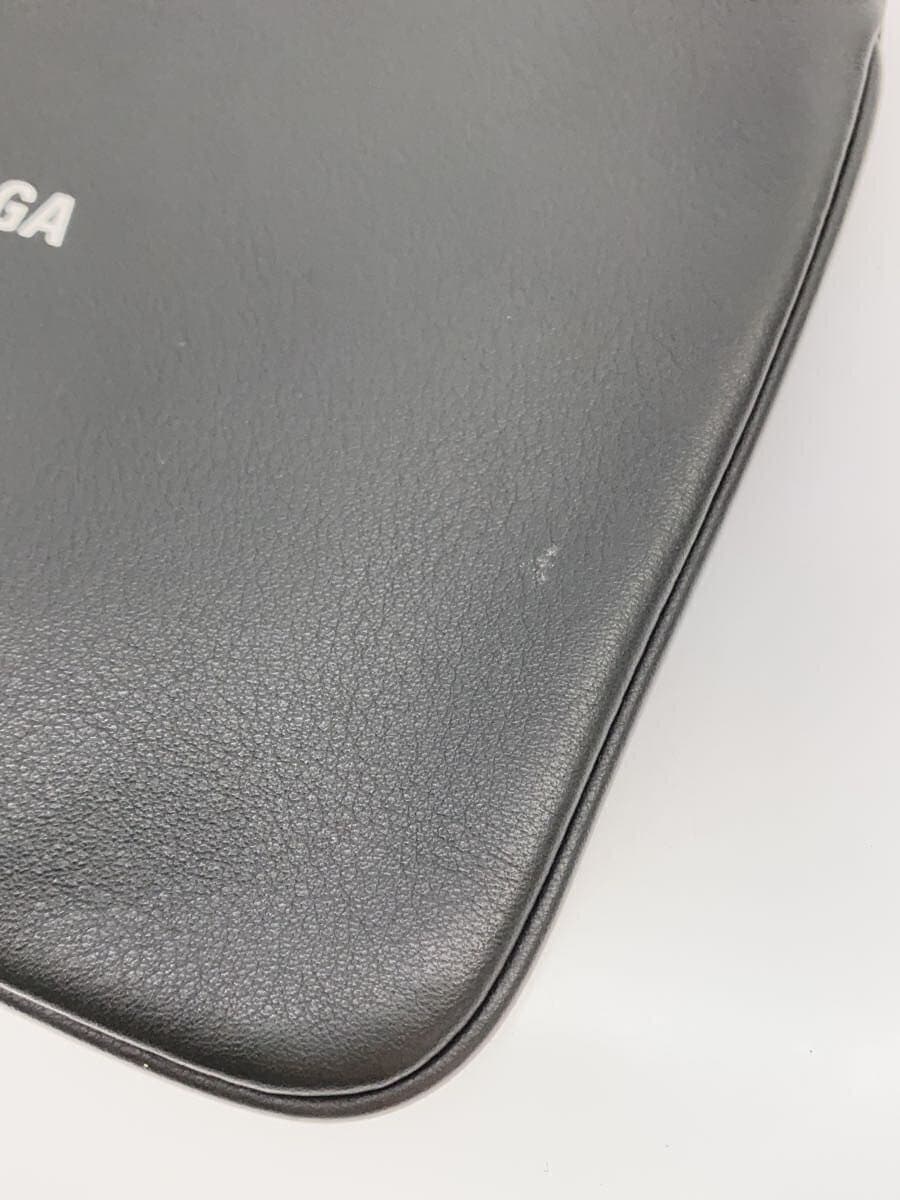 BALENCIAGA Pouch Leather GRY 551992 7