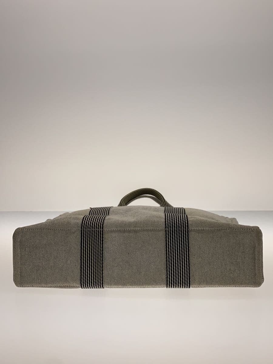 HERMES Nouveau Fourre-Tout MM Inner Discoloration Tote Bag GRY 4