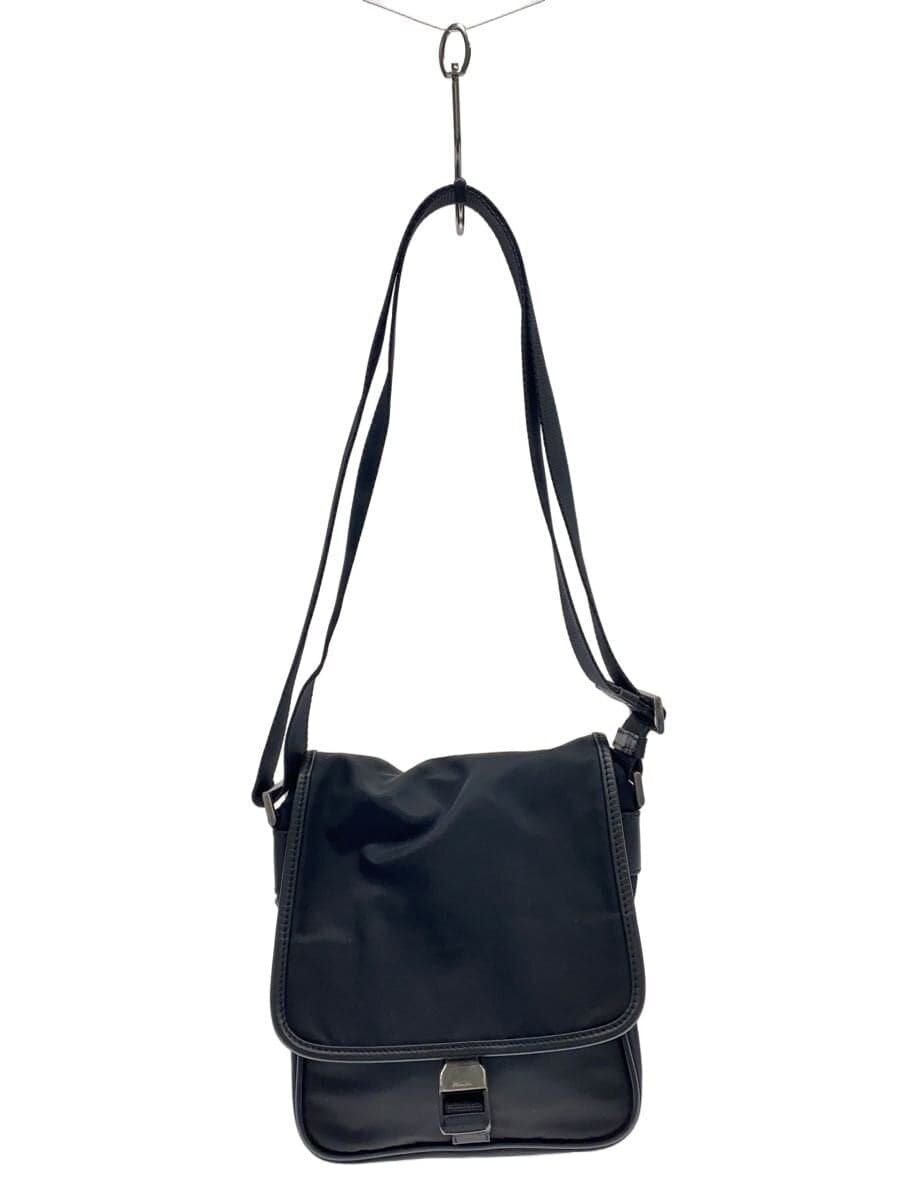 PRADA Shoulder Bag Nylon BLK Solid