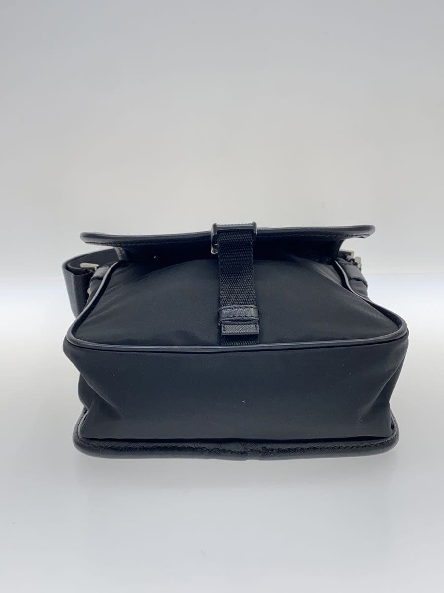 PRADA Shoulder Bag Nylon BLK Solid 4