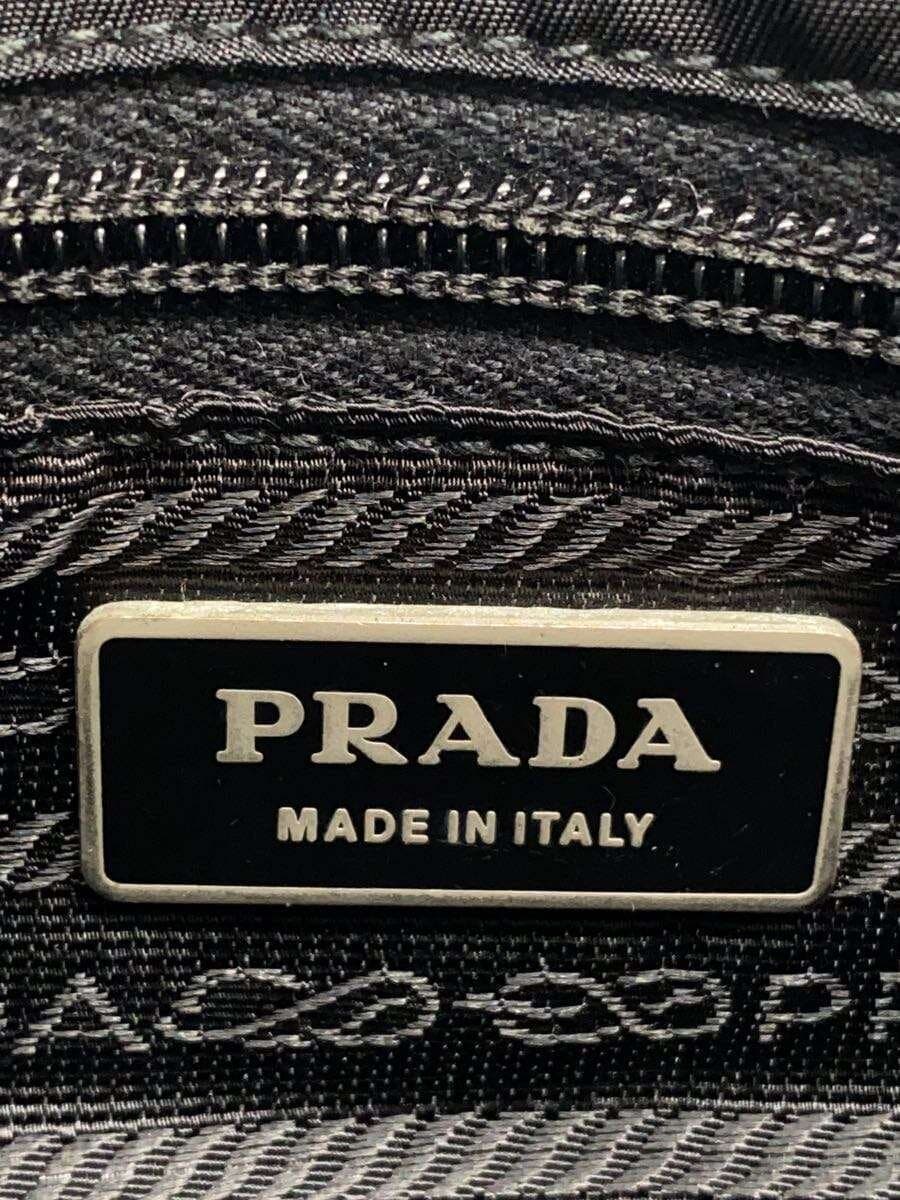 PRADA Shoulder Bag Nylon BLK Solid 5