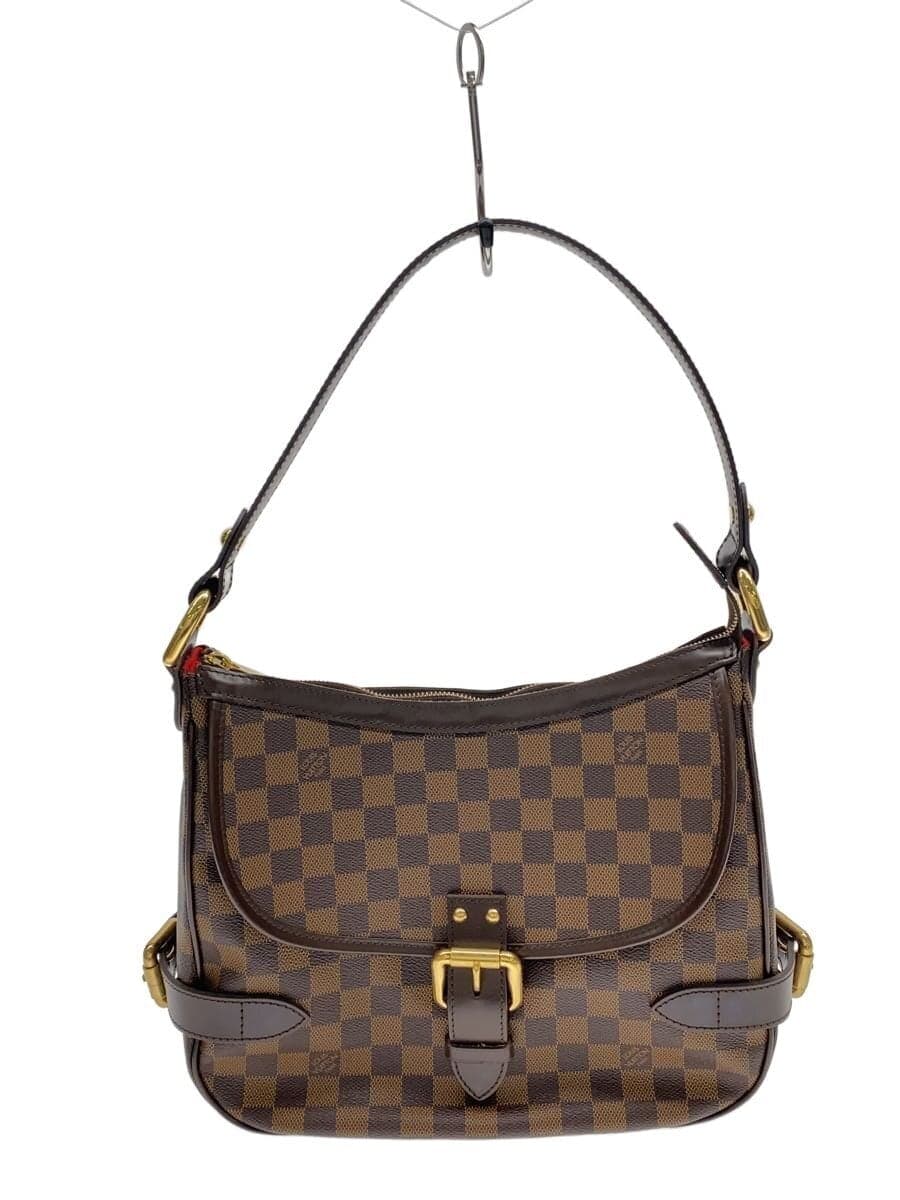 LOUIS VUITTONN51200 Damier Highbury Handbag PVC BRW Check