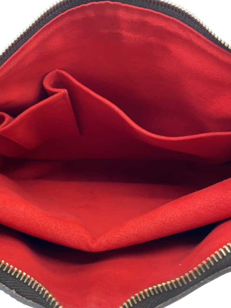 LOUIS VUITTONN51200 Damier Highbury Handbag PVC BRW Check 6