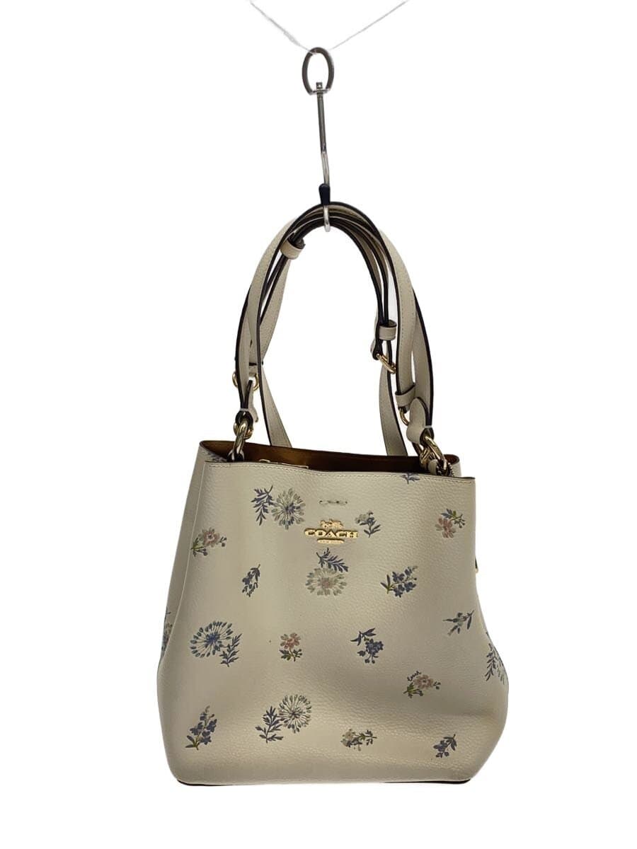 COACHCOACH Coach Small Town Bucket Bag Leather CRM Allover Pattern 2310