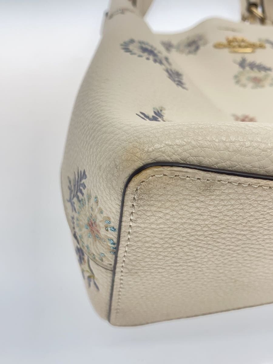 COACHCOACH Coach Small Town Bucket Bag Leather CRM Allover Pattern 2310 7