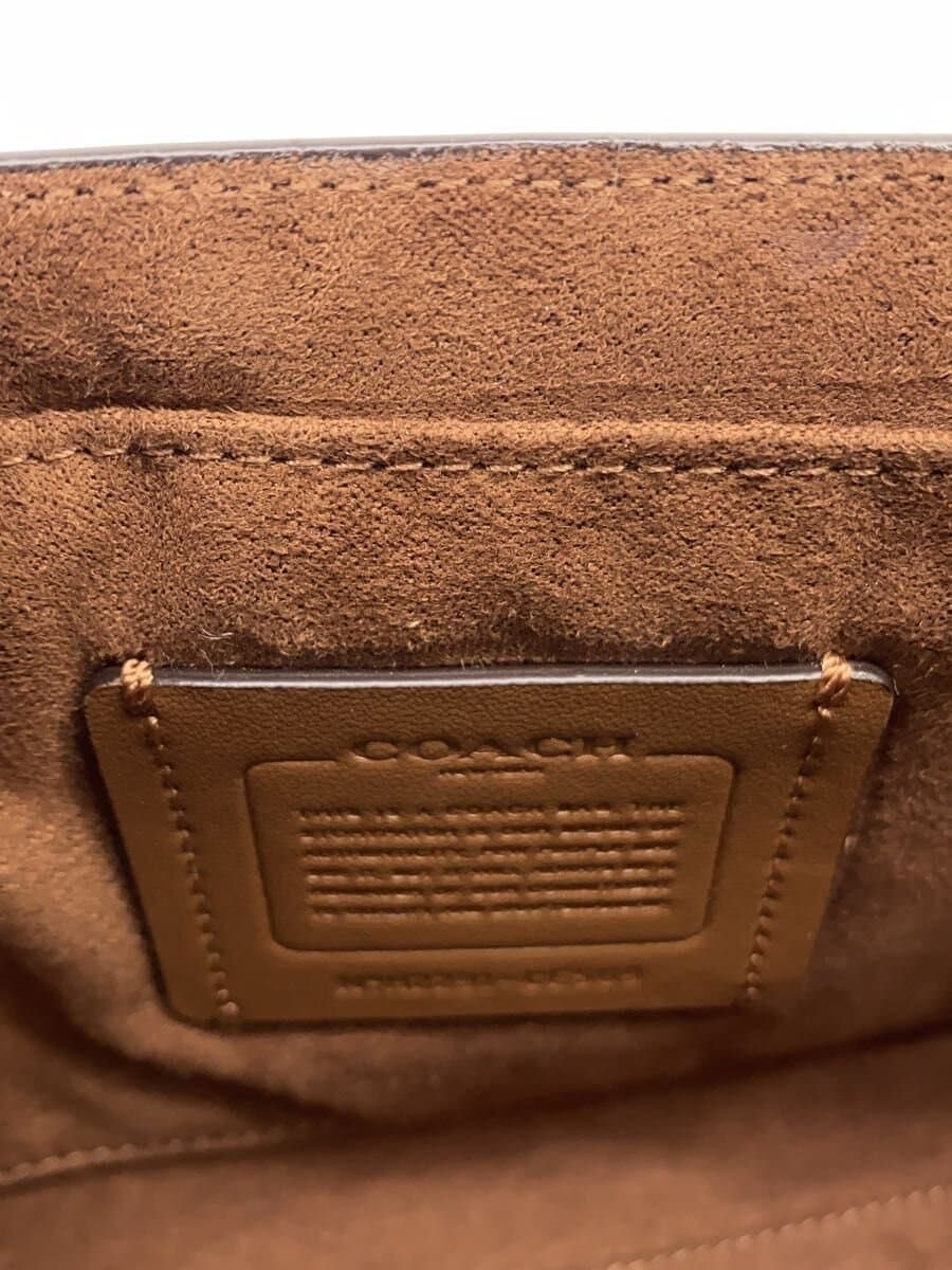 COACHCOACH Coach Morgan Top Satchel Color Block Signature Leather BRW Allover 5