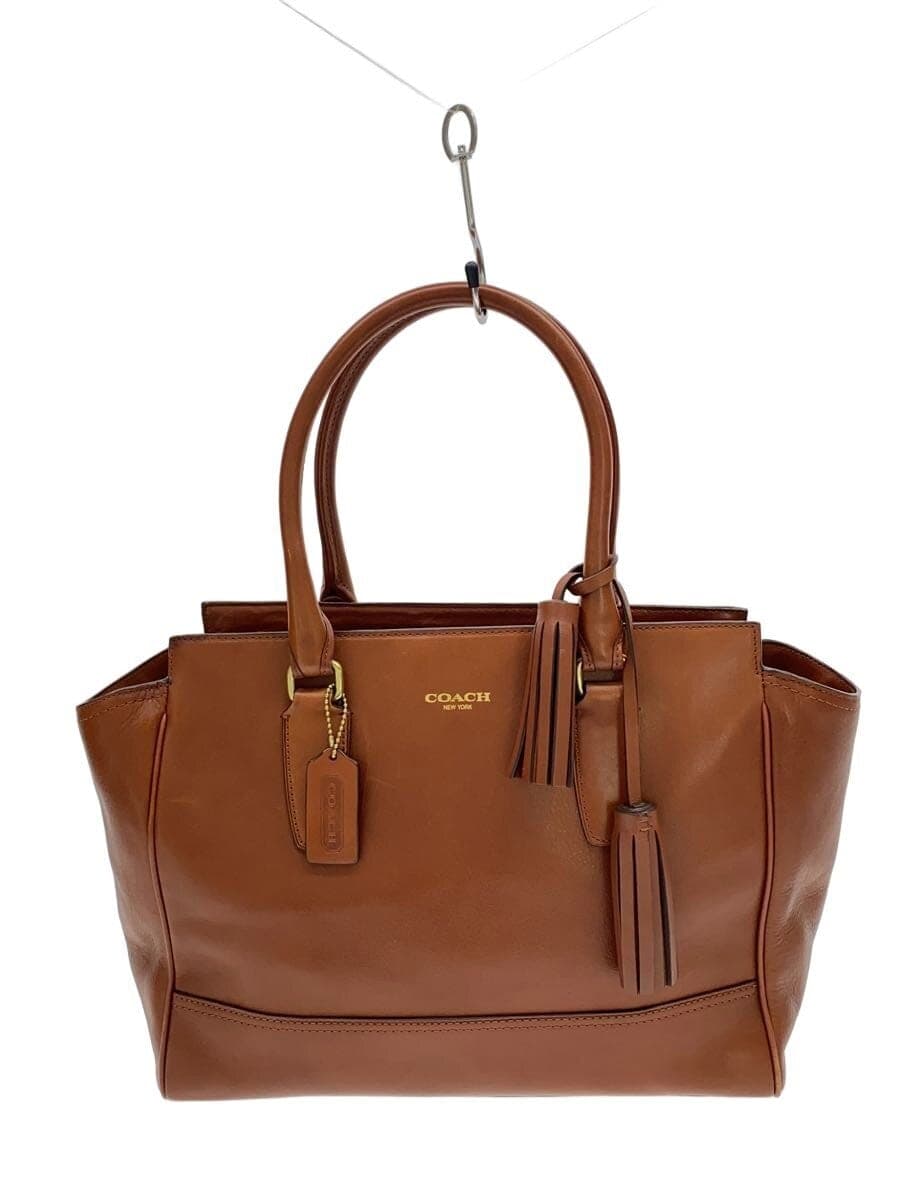 COACHCOACH Coach Tote Bag Legacy Satchel Leather BRW Plain 19890