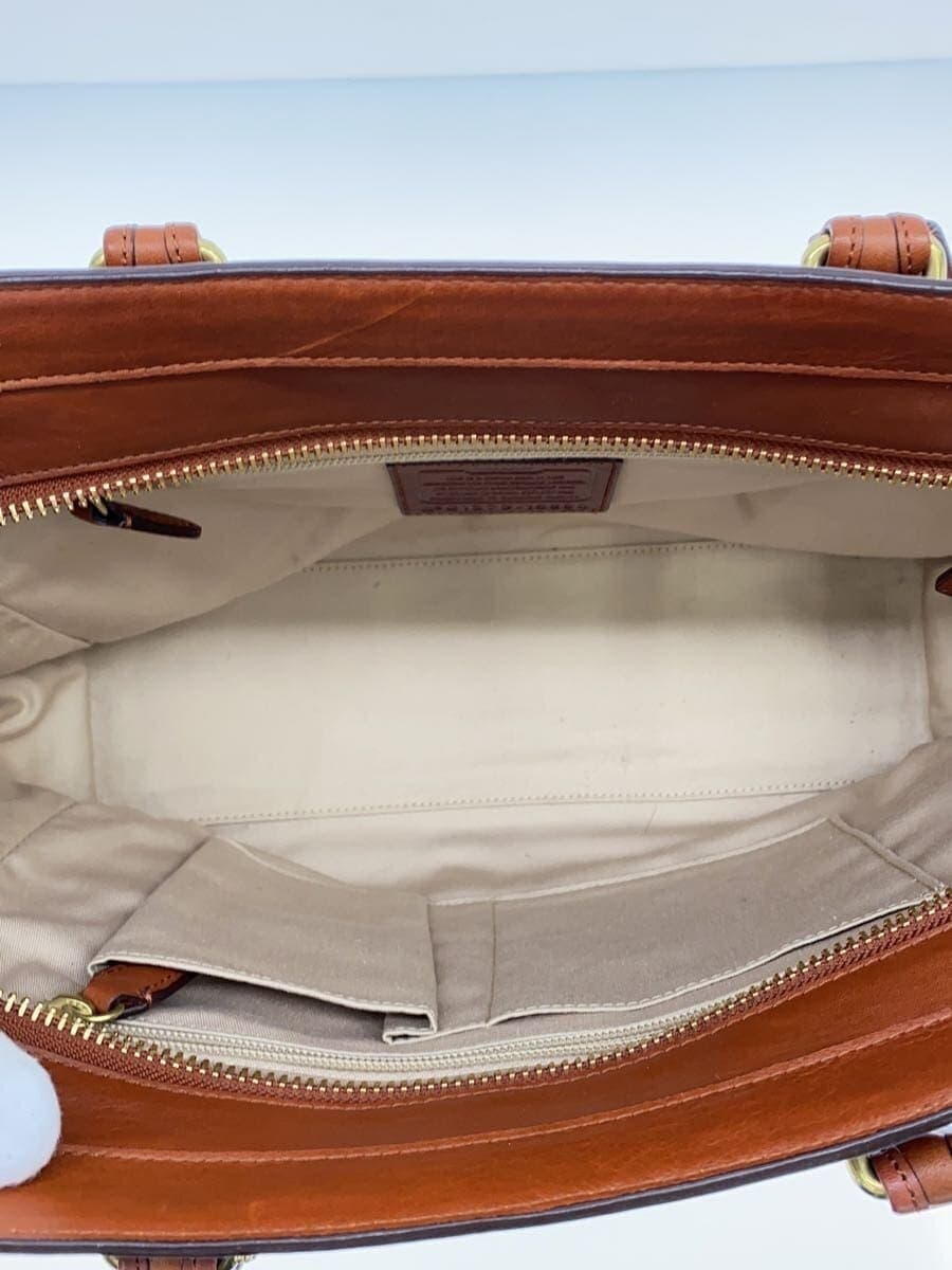 COACHCOACH Coach Tote Bag Legacy Satchel Leather BRW Plain 19890 6