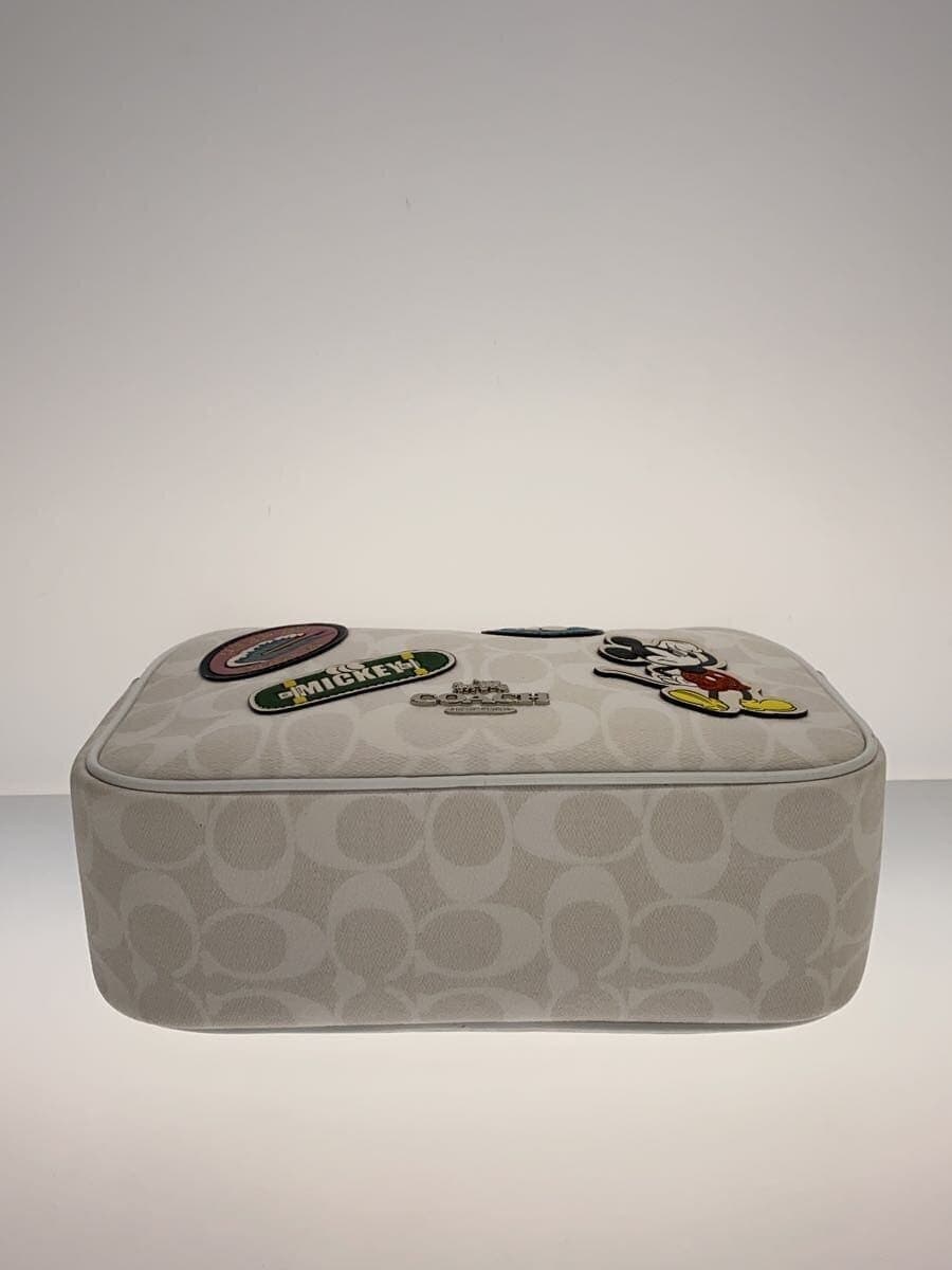 COACHCOACH Shoulder Bag Leather WHT All-over Pattern Disney Collaboration 4