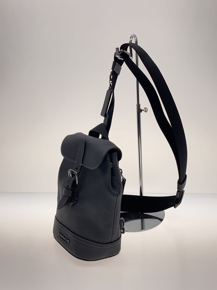 COACH COACH Hudson Small Body Bag Waist Bag Leather NVY 2