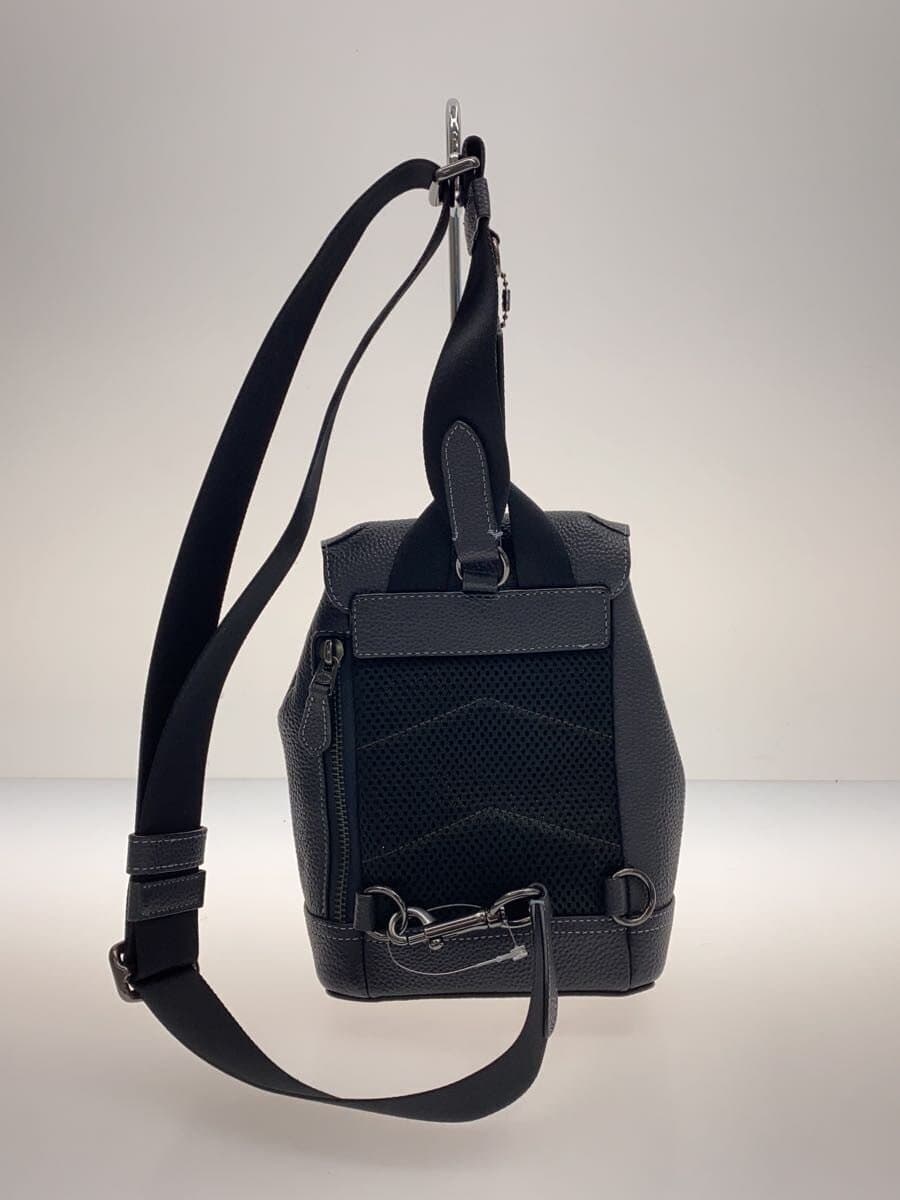 COACH COACH Hudson Small Body Bag Waist Bag Leather NVY 3