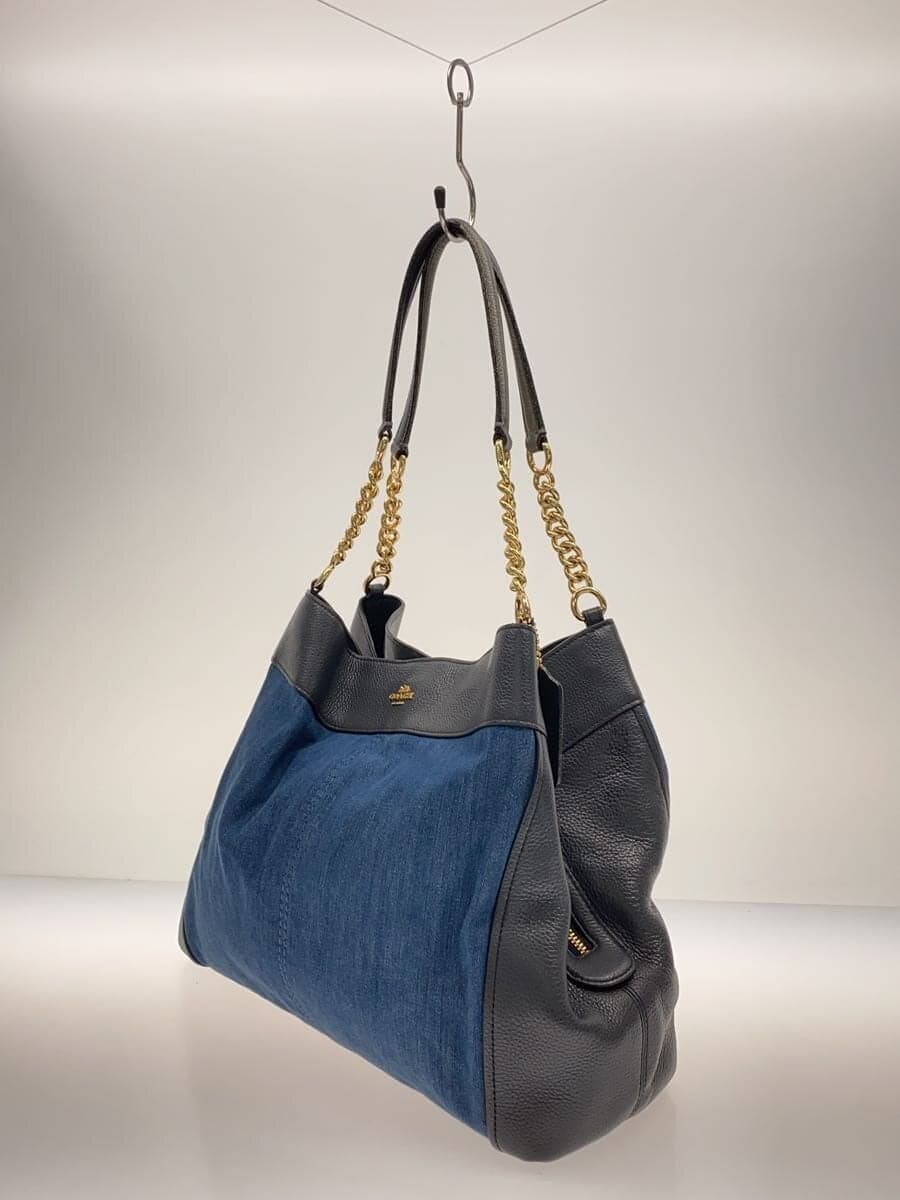 COACHCOACH Coach Tote Bag Denim NVY Plain F25884 2