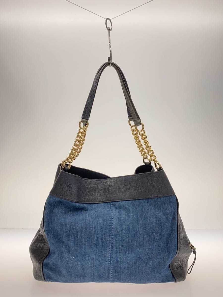 COACHCOACH Coach Tote Bag Denim NVY Plain F25884 3