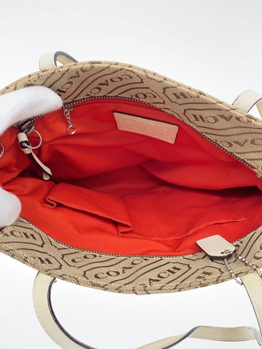 COACHCOACH Coach Tote Bag Canvas BRW Allover Pattern F12252 6