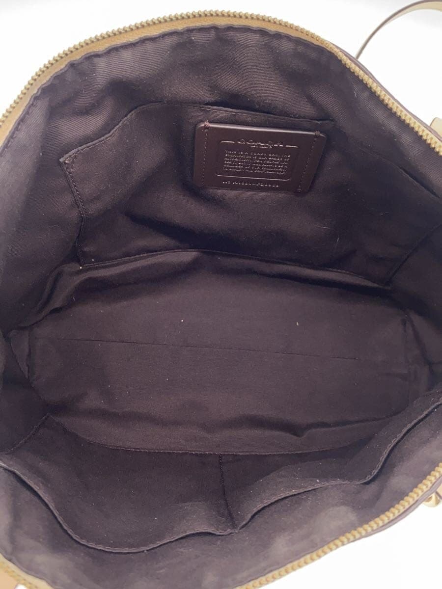 COACHCOACH Coach Ribbon 2WAY Handbag Leather CRM Solid F28969 6