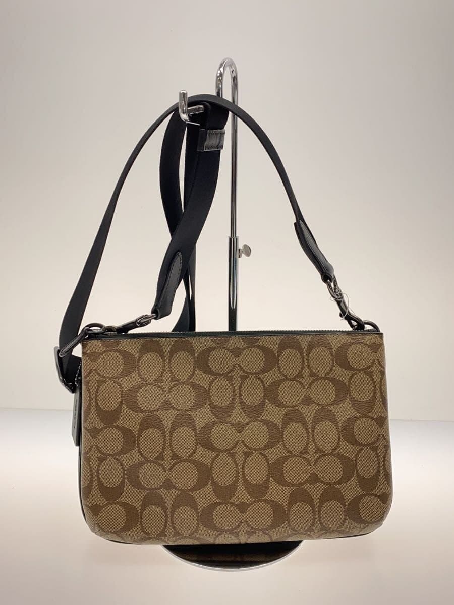 COACHCOACH Shoulder Bag Everett Color Block Signature Leather GRN C6957 3