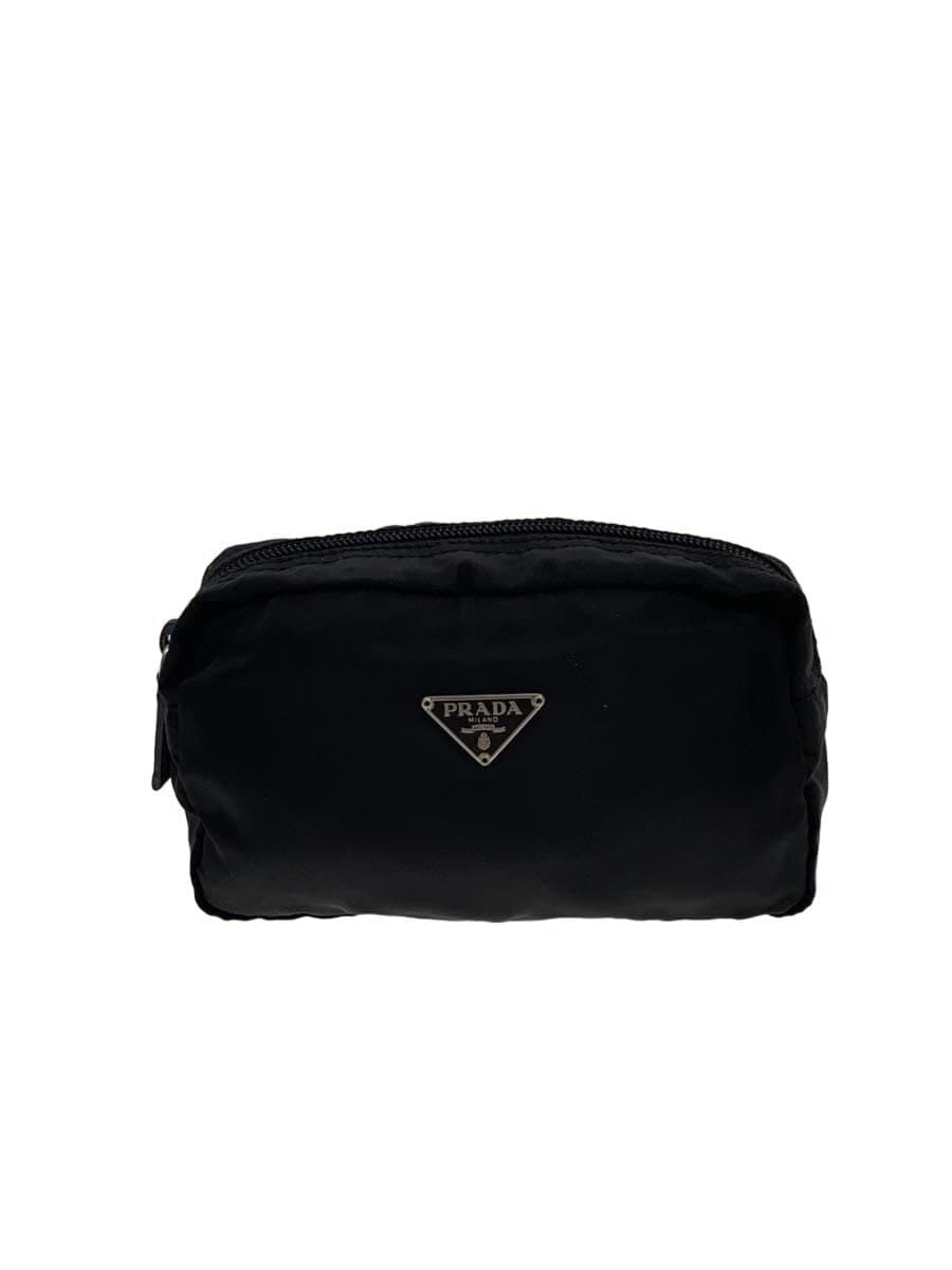 PRADAPRADA Prada Pouch Nylon Black Solid MV339