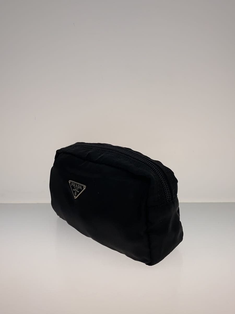 PRADAPRADA Prada Pouch Nylon Black Solid MV339 2