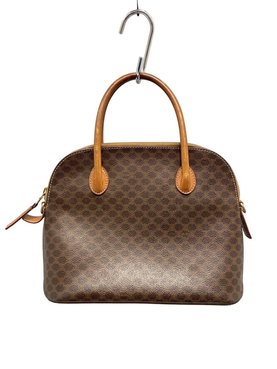 CELINE handbag PVC Brown All-over pattern M94