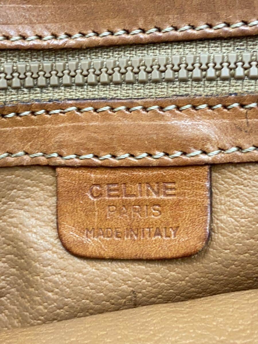 CELINE handbag PVC Brown All-over pattern M94 5