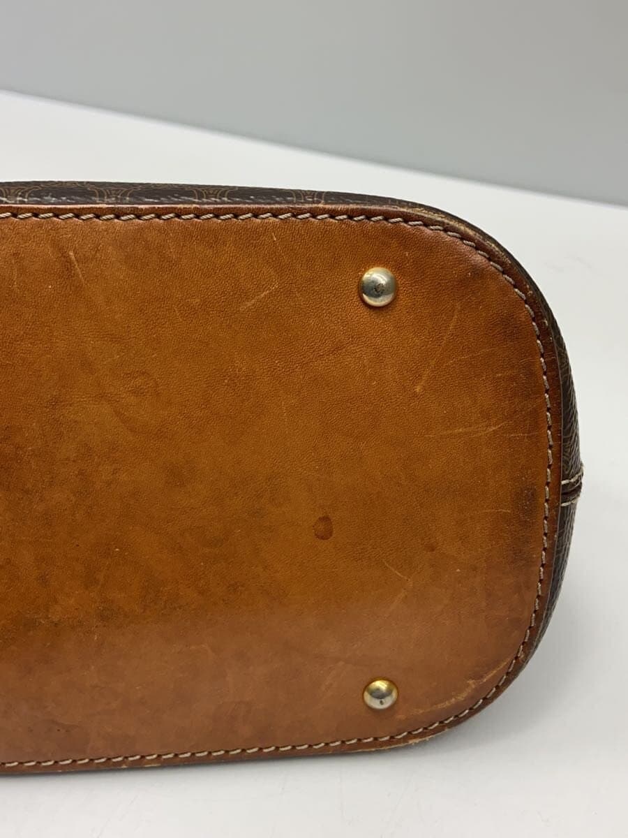 CELINE handbag PVC Brown All-over pattern M94 9