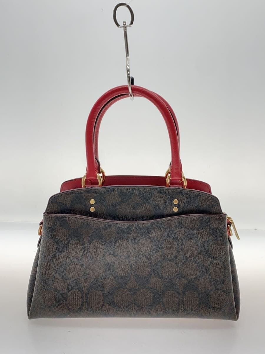 COACH Shoulder Bag Leather BRW All Over Pattern b2079-91494 3