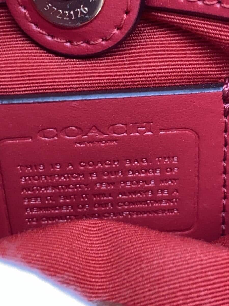 COACH Shoulder Bag Leather BRW All Over Pattern b2079-91494 5