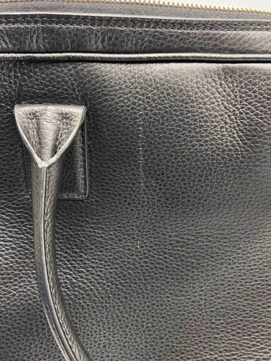 VERSACE briefcase leather BLK 7