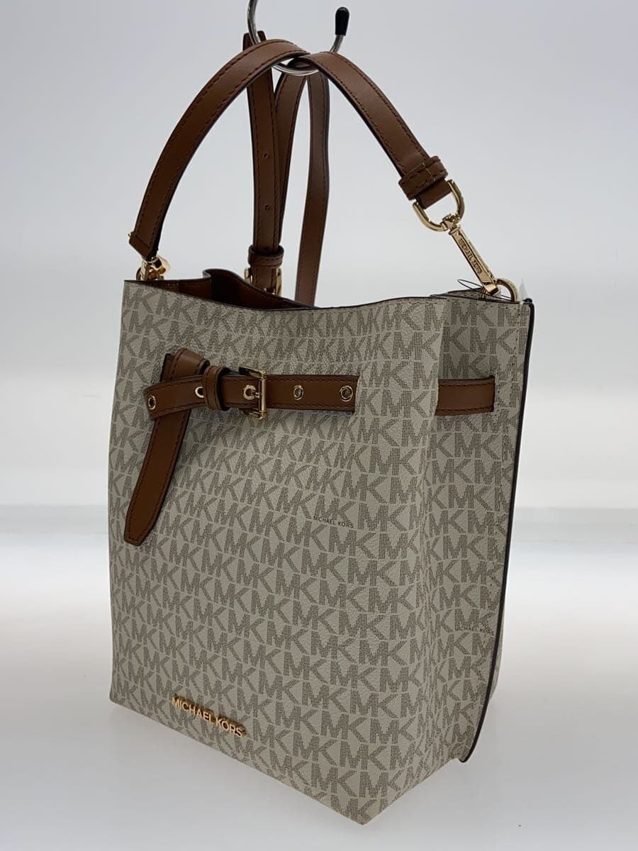 MICHAEL KORS Shoulder Bag PVC WHT All Over Pattern 35H0GU5M5B 2