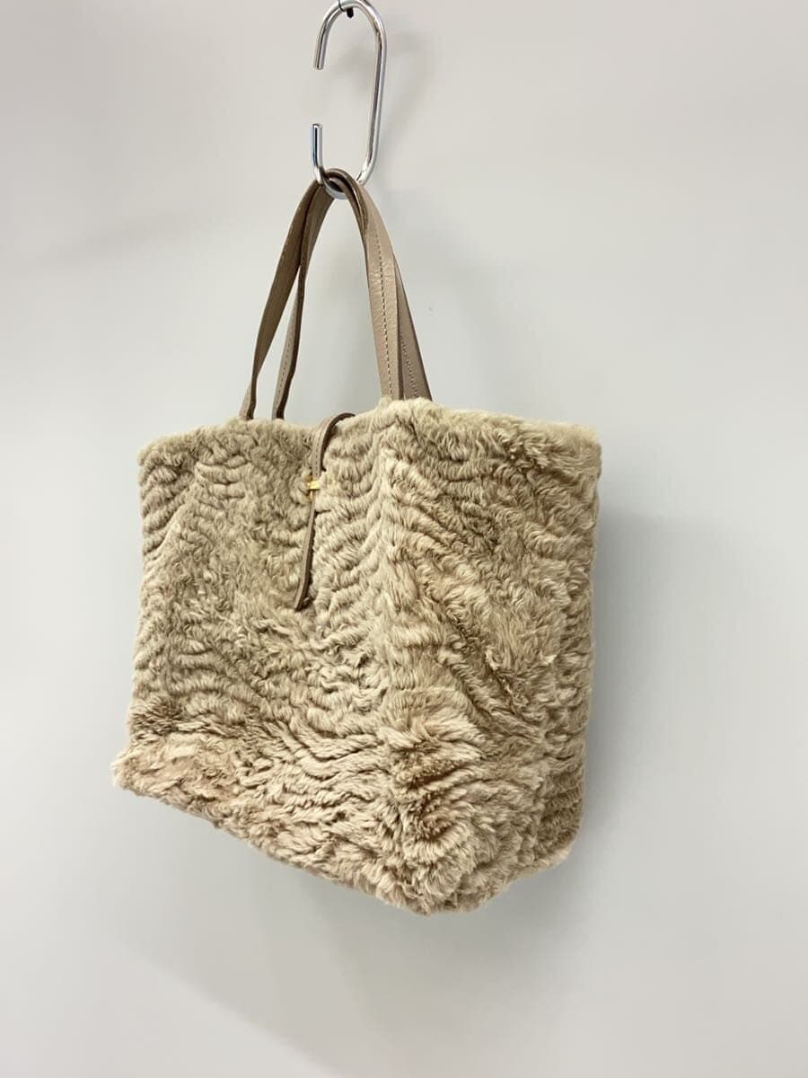 Salvatore Ferragamo tote bag fur beige FJ-21 D415 2