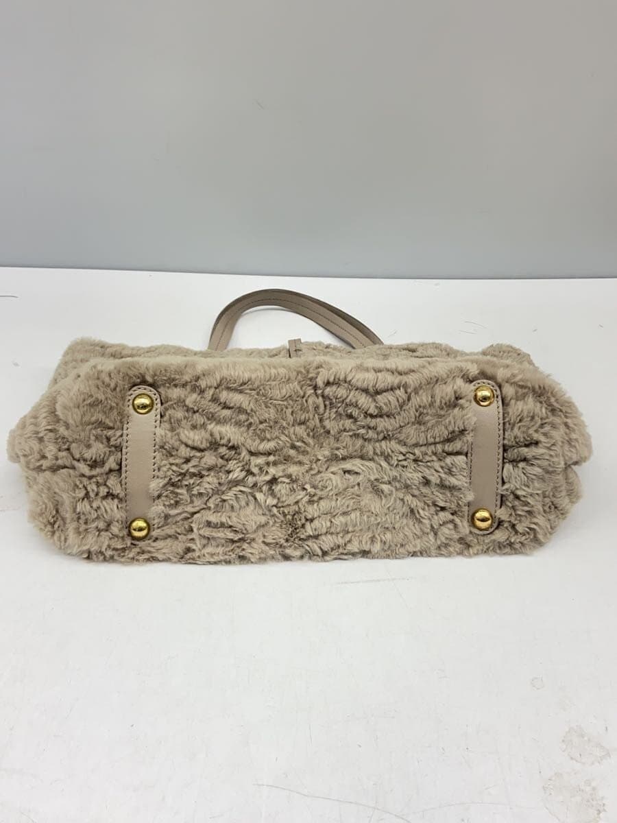 Salvatore Ferragamo tote bag fur beige FJ-21 D415 4