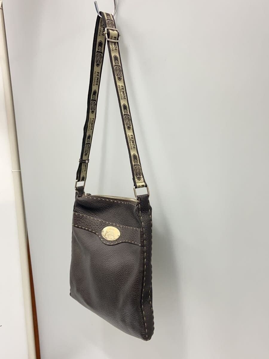 FENDI shoulder bag leather BRW 2