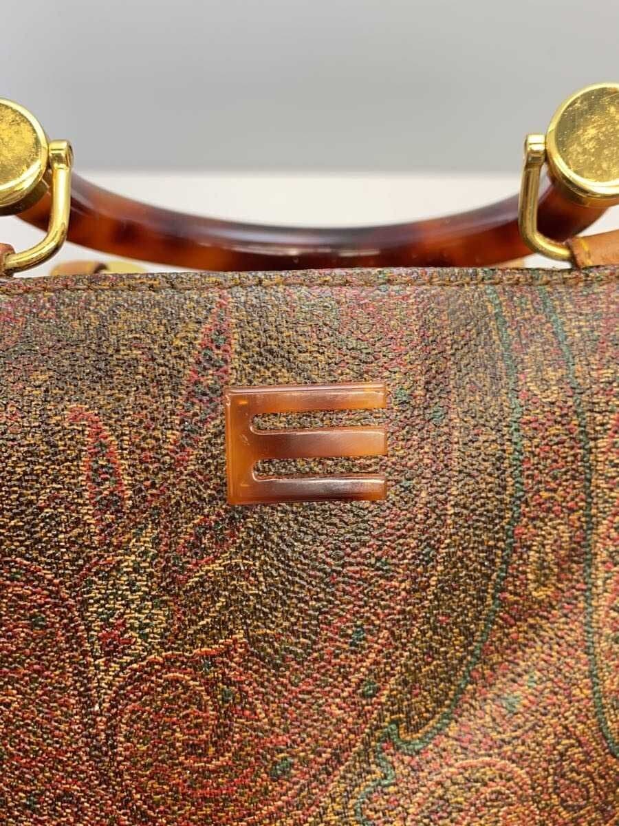 ETRO Handbag PVC Multicolor Paisley 5