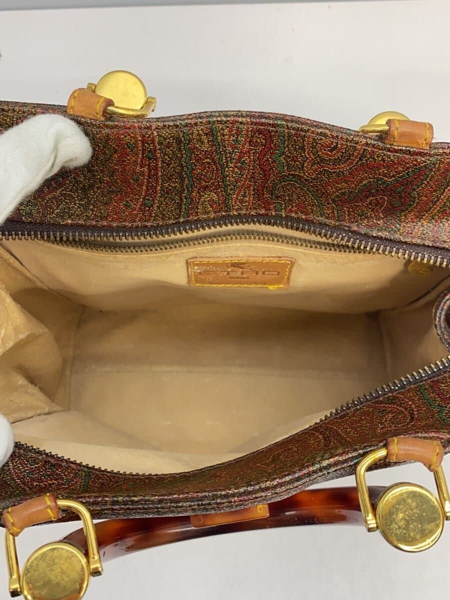 ETRO Handbag PVC Multicolor Paisley 6