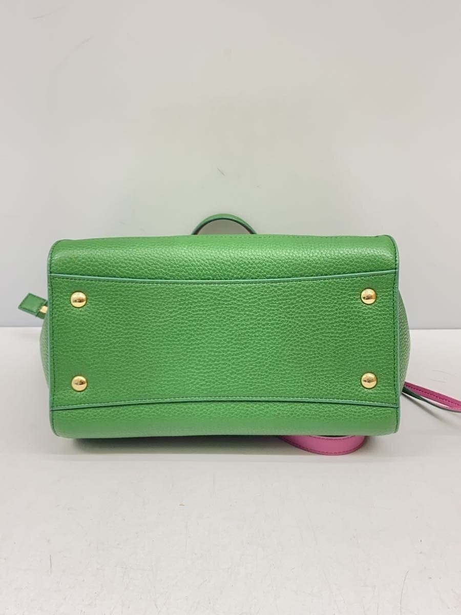 Salvatore Ferragamo shoulder bag leather GRN 4