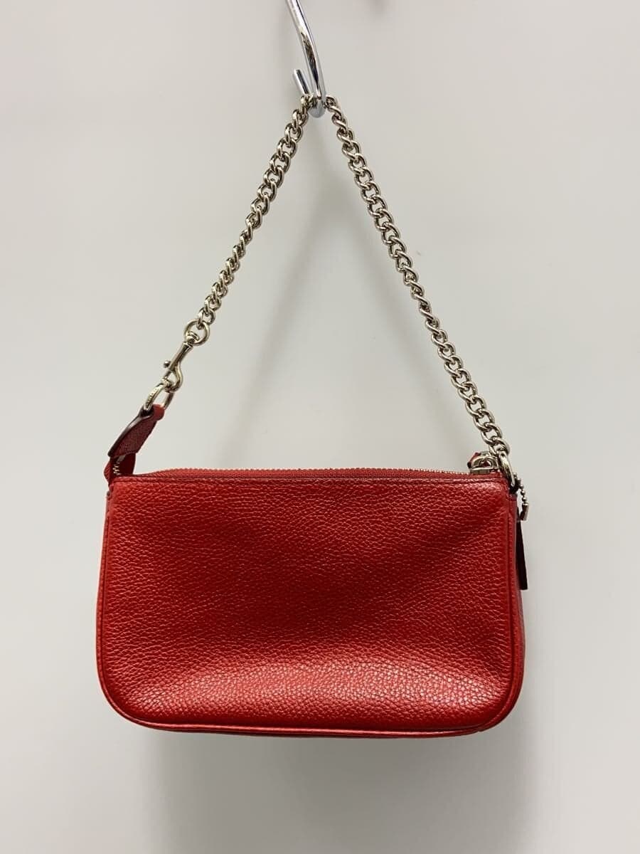 COACH Rivet Nolita Wristlet_Red Leather BRD 66380 3