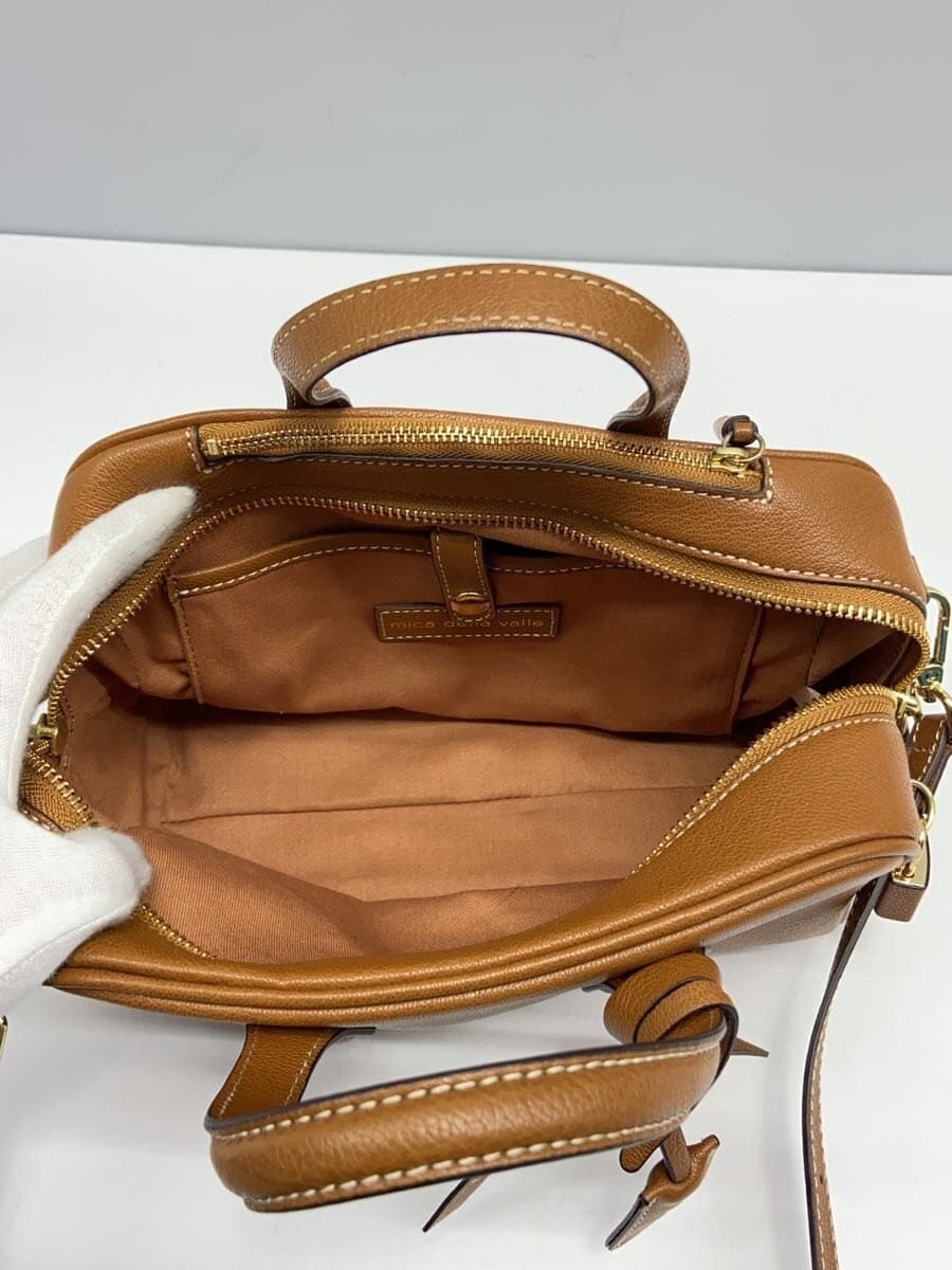 Mica della Valle shoulder bag leather BRW jag-0046 6