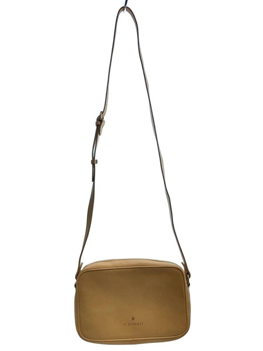 IL BISONTE Shoulder Bag Leather BEG